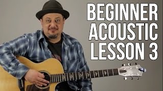 Beginner Acoustic Guitar Lesson 3  The G Major Chord [upl. by Michaela115]