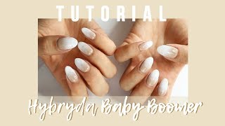 TUTORIAL nowoczesny FRENCH efekt BABY BOOMER  EM Nail Professional  CheersMyHeels [upl. by Arabel]