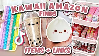 TIKTOK MADE ME BUY IT  KAWAII AMAZON MUST HAVES  LINKS [upl. by Meras]