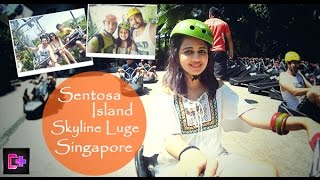 Singapore Sentosa Island  Skyline luge [upl. by Dinnie420]