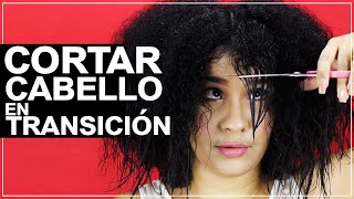 Como Cortar el Cabello en Transicion [upl. by Wyon]