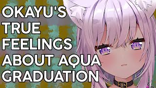 HOLOLIVE Okayu Shares Her True Feelings About Aquas Announcement [upl. by Dolf394]