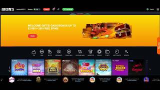 Bons Casino bonus code quotnodepositzquot  Get 50 Free Spins on a Deposit of 5 USD [upl. by Nydroj]