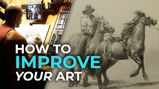 Level up your Art DONT miss this KEY STEP  How to improve your drawing skills [upl. by Enoek806]