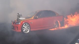 UNLOAD  MASSIVE FIRE AT SUMMERNATS 27 [upl. by Hazard]