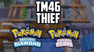 Where to Find TM46 Thief  Pokémon Brilliant Diamond amp Shining Pearl [upl. by Ennagrom]