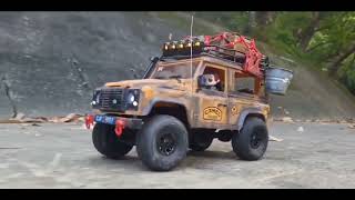 112 scale Camel Trophy land Rover defender MN98 off road [upl. by Rennie]