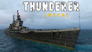 World of WarShips Thunderer  4 Kills 315K Damage [upl. by Solracsiul768]