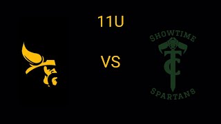 11u Treasure Coast Spartans Vs 11u Lauderdale Lakes Vikings at Battle [upl. by Eilrak]