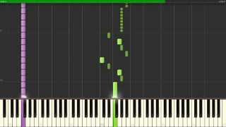 Deer Dance — System Of A Down How To Play on Piano Synthesia Tutorial [upl. by Dewayne]