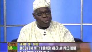 Former Nigerian President Obasanjo Talks on the 2007 Elections [upl. by Xenophon]