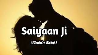 slowed Reverb  saiyaan Ji song [upl. by Dorn427]