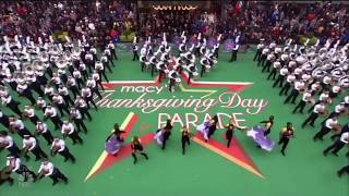 Western Carolina University Pride of the Mountains performs during Macys Thanksgiving Day Parade [upl. by Araf]