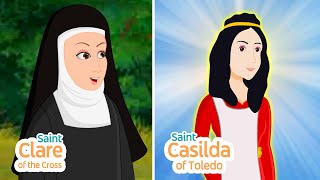 Saint Clare of the Cross amp Saint Casilda of Toledo I Compilation Video I SaintsandAngelsTV Saint [upl. by Sucramat]