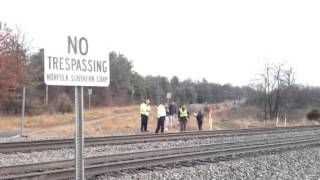 VRE Manassas Line train kills pedestrian [upl. by Enaj]