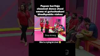 Big boss season 8 vishnu priya crying😔vishnu strong [upl. by Cire]