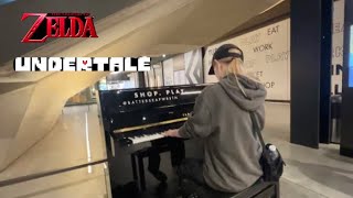 Videogame Pianists at Battersea London public piano UndertaleZeldaMario [upl. by Maples252]