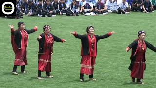 Gyangkhar Sankalp Culture Troupe performed on Opening Ceremony of Tawang football Independence Cup [upl. by Llewsor]