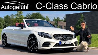 Mercedes CClass Cabriolet Facelift FULL REVIEW C400 CClass Convertible CKlasse 2019  Autogefühl [upl. by Icyak]