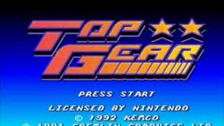 Top Gear  Track 4 Super Nintendo [upl. by Irolam194]