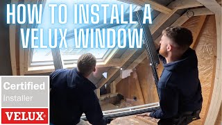 How To Install A Velux Window  SK06 GGU with New EDW 2000 Flashing [upl. by Ferd]