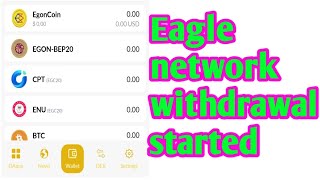 Eagle network withdrawal started [upl. by Hanforrd]