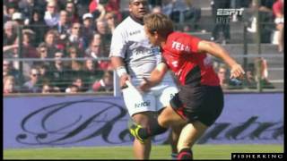 Jonny Wilkinson  50 Meters drop goal  RC Toulon v Toulouse  Top 14  2011 [upl. by Enoj]