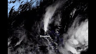 Taal Volcano Eruption Seen From Space [upl. by Odysseus307]