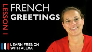 French Greetings French Essentials Lesson 1 [upl. by Auqinehs]