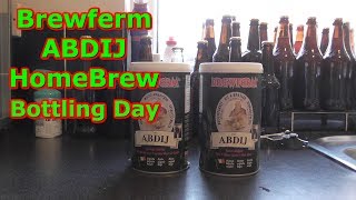 Brewferm ABDIJ Bottling Day 62 HomeBrew Beer Kit UK [upl. by Latsyk]