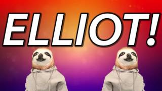 HAPPY BIRTHDAY ELLIOT  SLOTH HAPPY BIRTHDAY RAP [upl. by Albrecht285]