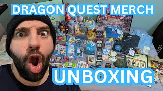 UNBOXING all of the Dragon Quest Stuff I got from Japan [upl. by Hammel380]