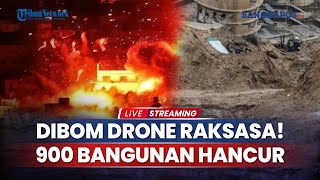 Dronedrone Raksasa Hantam Israel9000 Bangunan dan 7000 Kendaraan Israel Hancur Dibom Hizbullah [upl. by Aros]