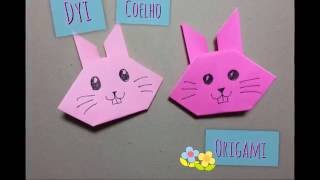 Diy  Coelho de papel fácil Origami [upl. by Delaryd452]