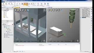 NCSIMUL Machine  Interfaces CFAO  Catia [upl. by Jacobah215]