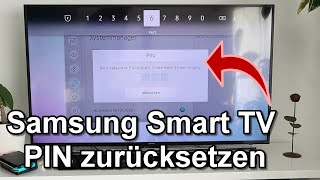 Samsung Smart TV PIN Code vergessen  Samsung Smart Tv PIN zurücksetzen [upl. by Vala]