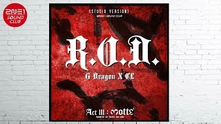 G DRAGON X CL  ROD Studio Version ACT III MOTTE World Tour 2017 [upl. by Eibot255]