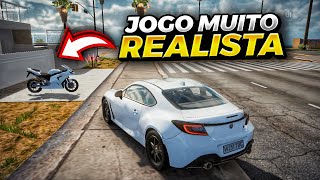 É MUITO REALISTA O MELHOR JOGO DE CARRO e MUNDO ABERTO PARA CELULAR [upl. by Enalb]