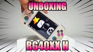 RG40XX H Unboxing e primeiras impressões [upl. by Acitel]