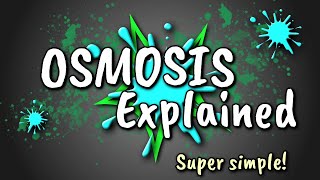 Osmosis Explained [upl. by Moffit369]