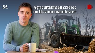 Les agriculteurs en colère sont de retour sur la route à partir d’aujourd’hui je te dis où [upl. by Had802]