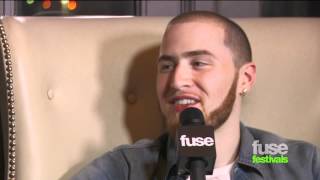 How Mike Posner Produced Bieber  Bamboozle Festival 2012 [upl. by Norvan119]