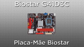 Vídeo sobre a placamãe Biostar G41D3C [upl. by Burris]