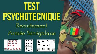 Recrutement Armée Sénégalaise  Test Psychotecnique [upl. by Uke]