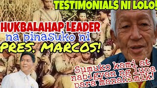 HUKBALAHAP LEADER NA SI LOLO FERNANDO PINASUKO NI PRES MARCOS [upl. by Ferino]