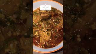 Okra Stew youtubecreatorcommunity okrastew okrasoup shorts [upl. by Constantino]