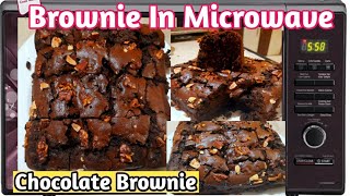 Brownies in Microwave Oven Using LG Microwave OvenThe Best Fudgy Brownie Recipelg microwave oven [upl. by Rutan157]