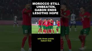 AFCON 2025 Qualifiers Morocco s Dominant Win Extends Perfect Run Gabon Beat Lesotho [upl. by Blood]