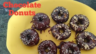 Chocolate Donuts easy recipe 🍩🍩at home [upl. by Bej]