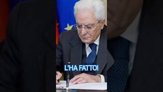 PAZZÊSCÖ MATTARELLA HA UFFICIALMENTE BLOCCATO TUTTO MELONI È SCOSSA DALLANNUNCIO short games [upl. by Nelson]